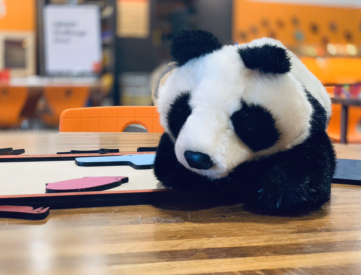 STEMFalcon's tweet photo. I wanted to #BeLikeFred for #WorldKindnessDay2019 and I found a friend at #CREATEaz at @AZScienceCenter who had trouble putting a puzzle together. I asked her if I could help and we worked together. She smiled and told me she liked what I wore for #CardiganDay. https://t.co/dpAqEsvxSK