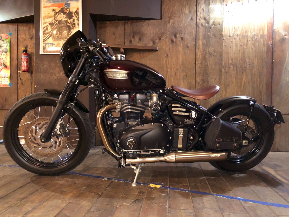 grgo47's tweet photo. 頭がデカくなりました…

#triumph #bobbercustom https://t.co/DjVLli0oCw