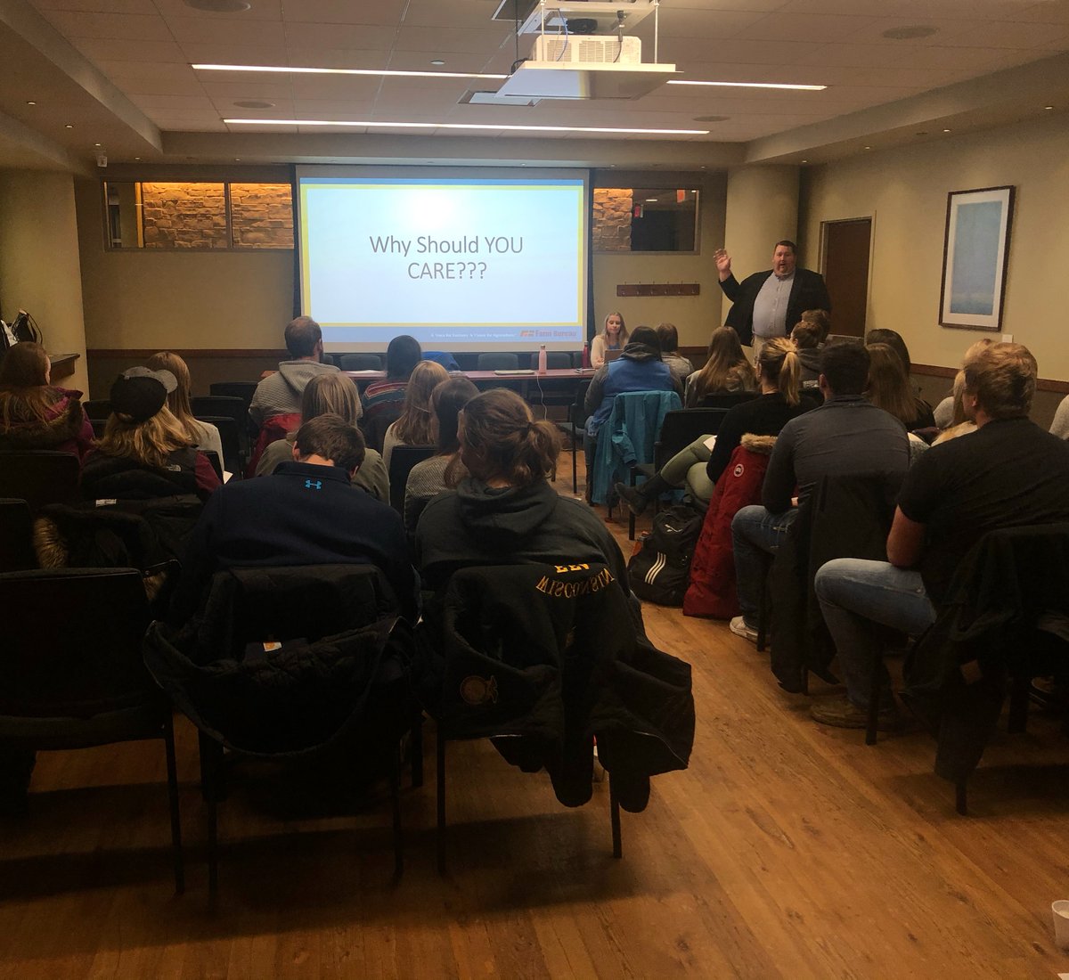 Why should we care? Steve Boe, Director of Local Affairs <a href="/WIFarmBureau/">WI Farm Bureau</a> shared this important message with our CFB members last night. Thanks for speaking with us, <a href="/Steve_Boe/">Steve Boe</a>! #FBProud #FarmBureau