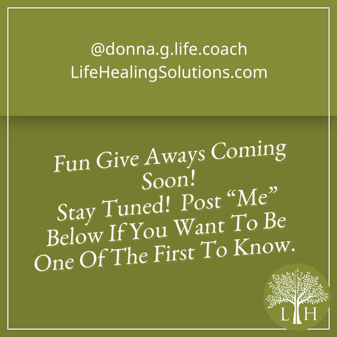 This is going to be amazing and I cannot wait to start sharing all the cool things that you guys are going to benefit from! #Donna’sDaily #LifeHealingSolutions #Prizes #Giveaways #Fun #Excited #LoveIt#grow #Transformation #ComingSoon #StayTuned #Me#Support #Love