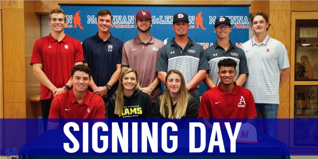 It's National Signing Day! Congratulations to these Highlanders and Highlassies on making their commitments! We wish you all the best next year! #GoLanders #GoLassies #BuildingALegacy