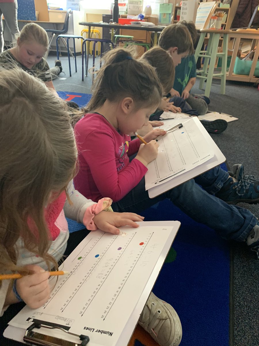 BassettsFirsts's tweet photo. Working on skip counting using a number line to find our unknowns in our number models! How many hops can you make? 
#csdvt #csdmath #umschamps #iteachfirst https://t.co/K0iLq244cQ