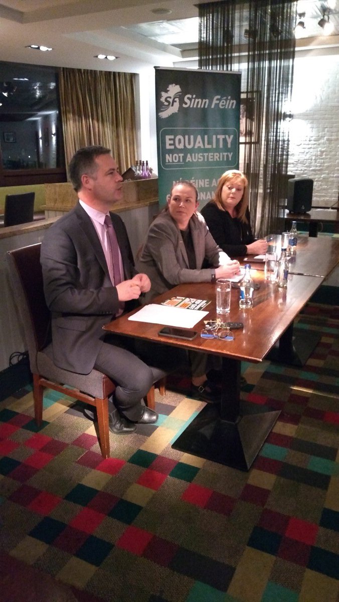 PearseDoherty's tweet photo. Thanks to our by election candidate Cllr Ann Graves and @loreillysf for hosting tonight’s “End the Insurance RIP Off” meeting in Swords and to all those who attended. Let get this done #EndTheInsuranceRipOff https://t.co/75GywI8TEP
