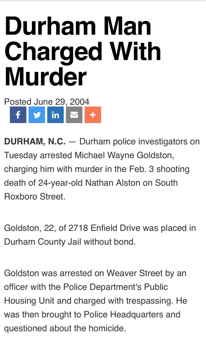 coachmareion's tweet photo. I recently started a petition in reference of my Uncle “Michael Wayne Goldston.” He’s in his 12th year of a “LIFE” sentence without parole. For a murder he didn’t commit, there is ZERO evidence making him the murderer. All I ask for simply support! Please research! @ABC11_WTVD https://t.co/iSaLqxeCfh