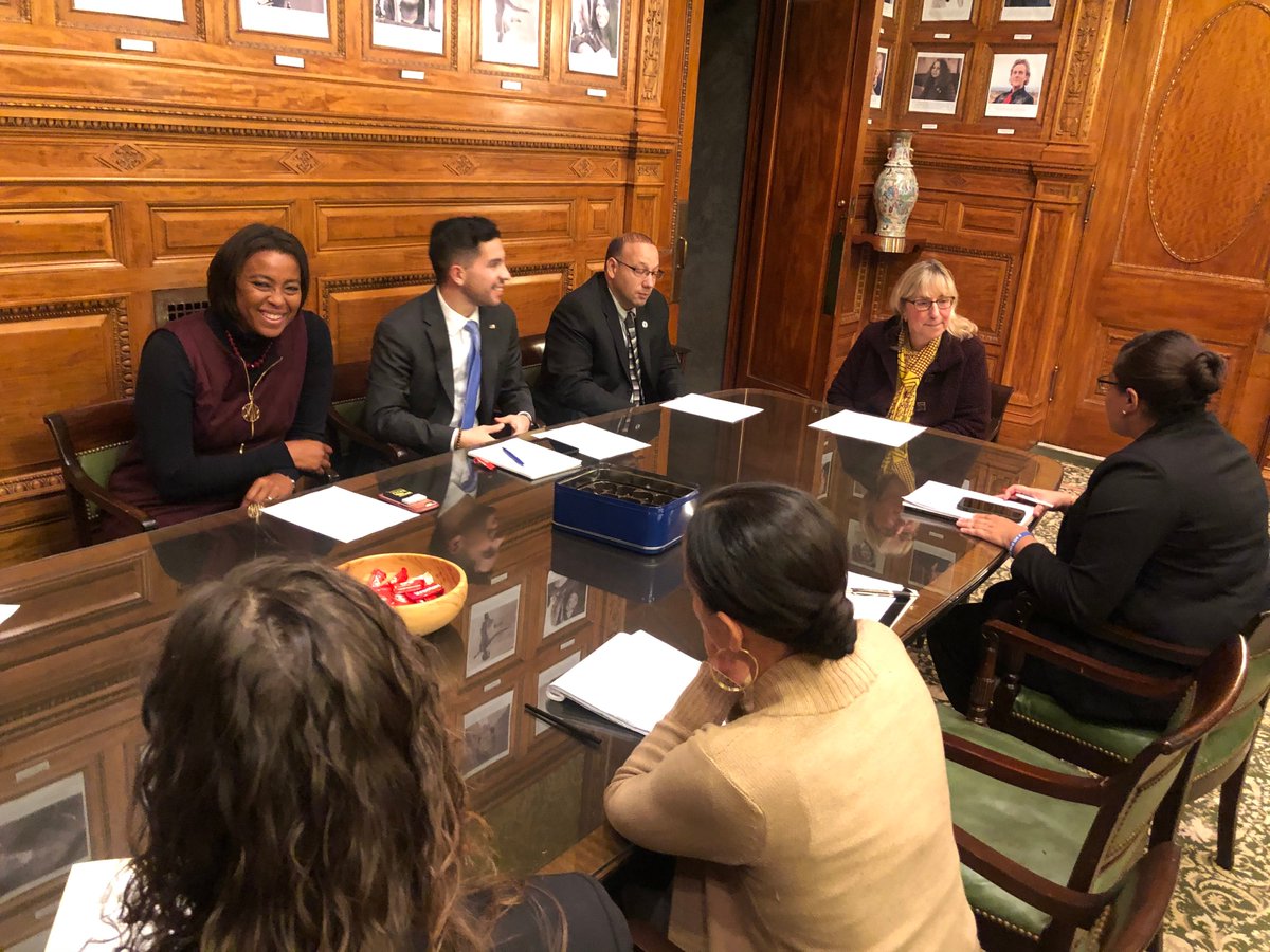 MABLLC's tweet photo. Thank you @MA_Senate President @KarenSpilka for welcoming yesterday's conversation with the #MBLLC. We look forward to fostering this relationship to address #Black and #Latinx issue collaboratively. #MApoli https://t.co/u5LuLGzoJu