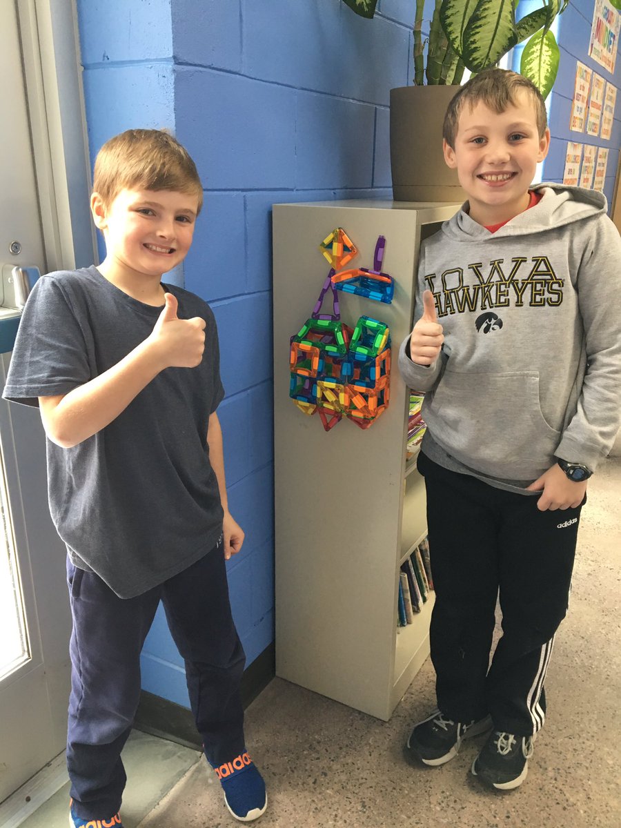 Magnetic Sculpture Created with Teamwork! <a href="/WestWoodPLS/">WestWood Elementary</a> #PLSAS #RelationshipsMatter
