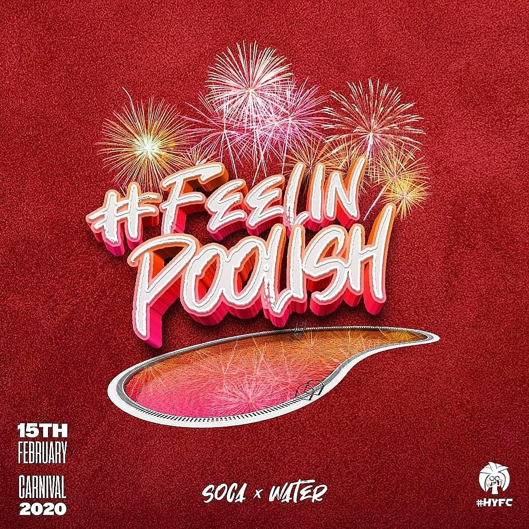 oldsledge's tweet photo. Follow @HYFCTT on Instagram โ
The Ulitmate Carnival 2020 Pool Party is back !!
#FeelinPoolish๐ด (Soca๐ฅ โ Water๐)
February 15th, 2020
Secret Location: ๐คซ
#HYFC
#FeelinPoolish
#DontBeFoolish
#WeGoingFeelinPoolish
#PoolParty
#ExclusiveEvent
#Trinidad
#Carnival2020 https://t.co/TtKYbulUFO