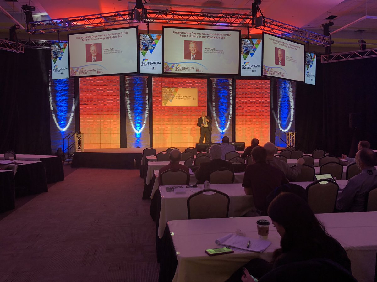 NDEnergyConf's tweet photo. Steven Curtis wraps up today’s conference talking about #nuclear energy. #NDEnergyConf! https://t.co/hCIPD9T9w8
