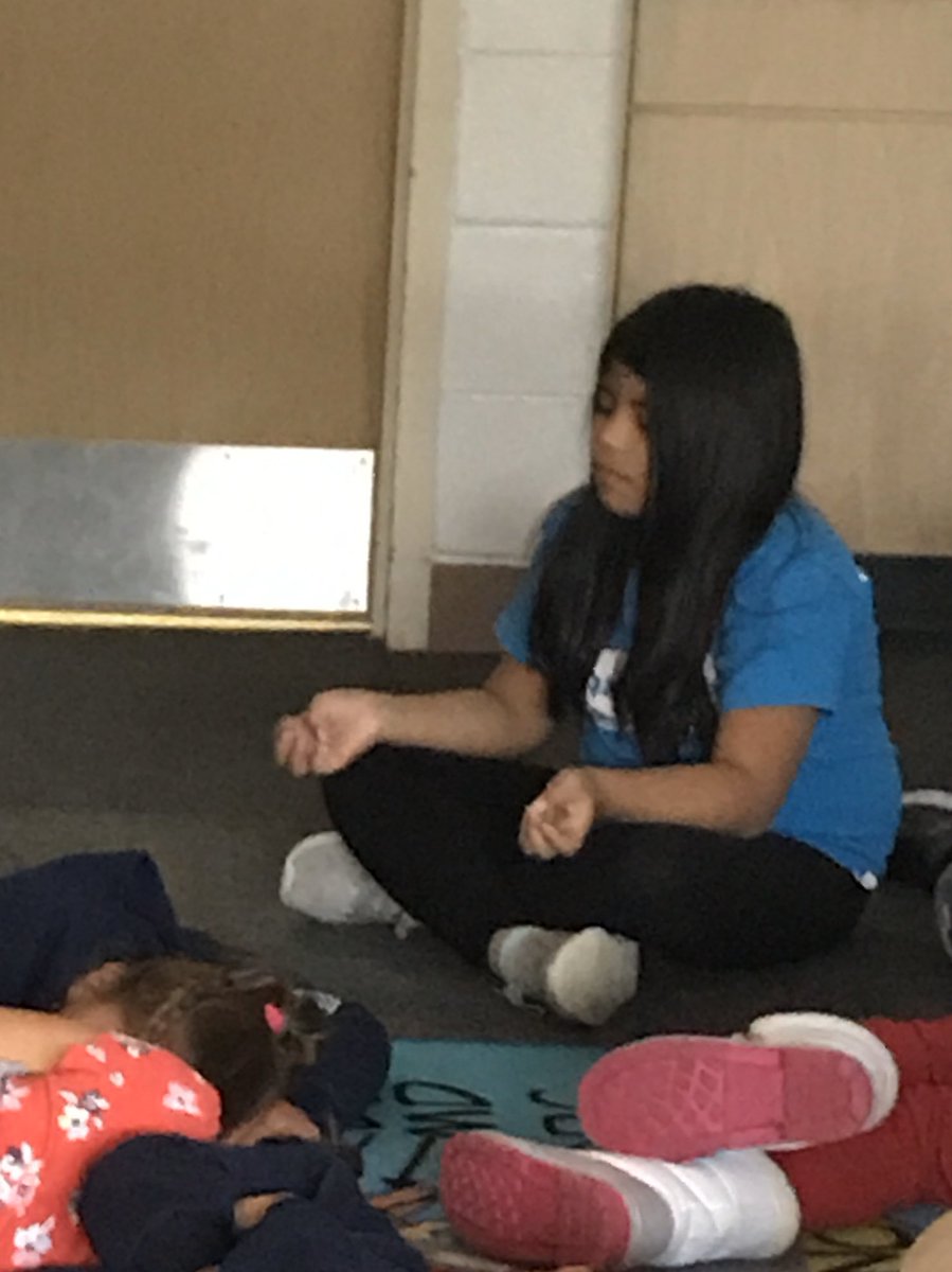 Our days are busy and these 5 minutes of meditation with <a href="/Headspace/">Headspace</a> are SO needed. @Elmwood_Eagles