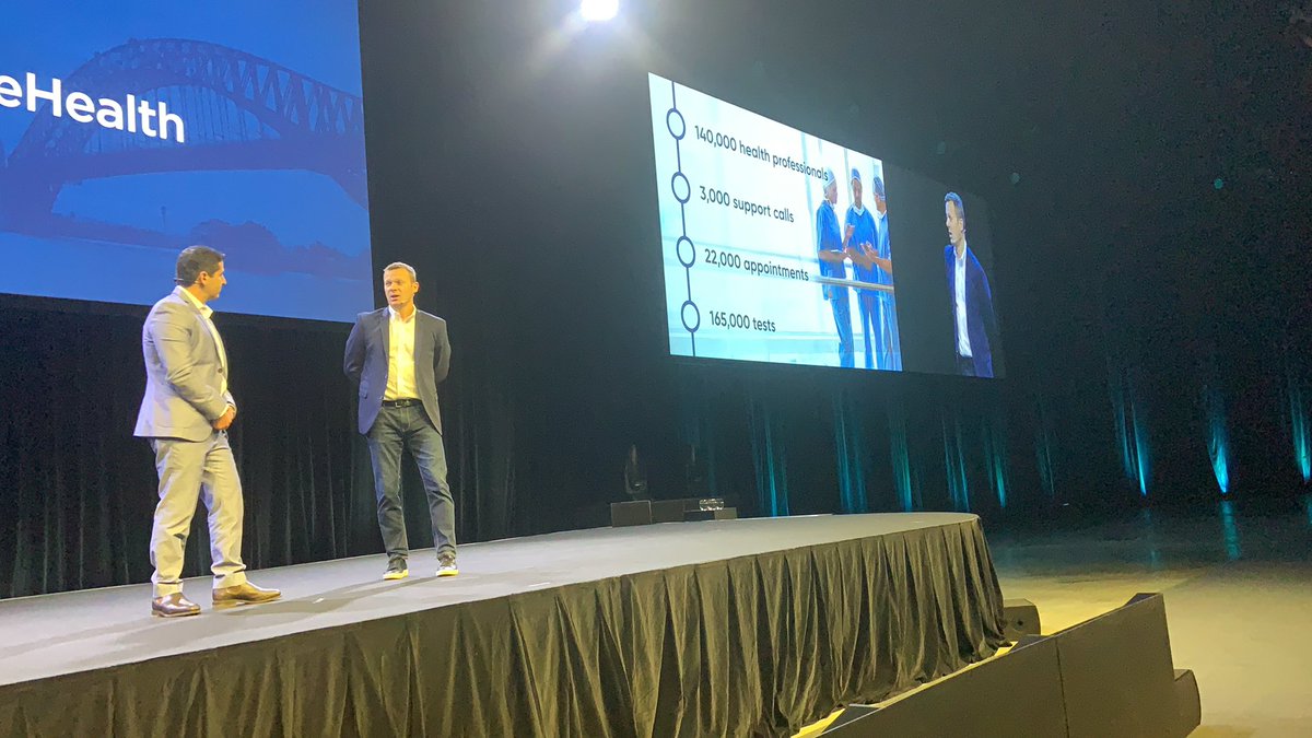 DuncanEgan's tweet photo. NSW eHealth serves 1/3 of Australian population and deliver digital heath with #ServiceNow  #NowatWork19 https://t.co/IuuXxUqyCC