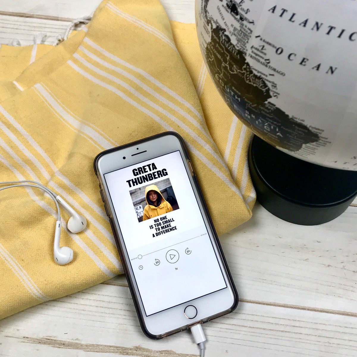 Penguin Random House Audio 🎧 📚 (@prhaudio) on Twitter photo NO ONE IS TOO SMALL TO MAKE A DIFFERENCE, read by <a href="/SaskiaAudio/">Saskia Maarleveld</a>, brings you <a href="/GretaThunberg/">Greta Thunberg</a> in her own words! Collecting her speeches that have made history across the globe, her book is a rallying cry for why we must all fight to protect the living planet.
Now available on audio! NO ONE IS TOO SMALL TO MAKE A DIFFERENCE, read by <a href="/SaskiaAudio/">Saskia Maarleveld</a>, brings you <a href="/GretaThunberg/">Greta Thunberg</a> in her own words! Collecting her speeches that have made history across the globe, her book is a rallying cry for why we must all fight to protect the living planet.
Now available on audio!
