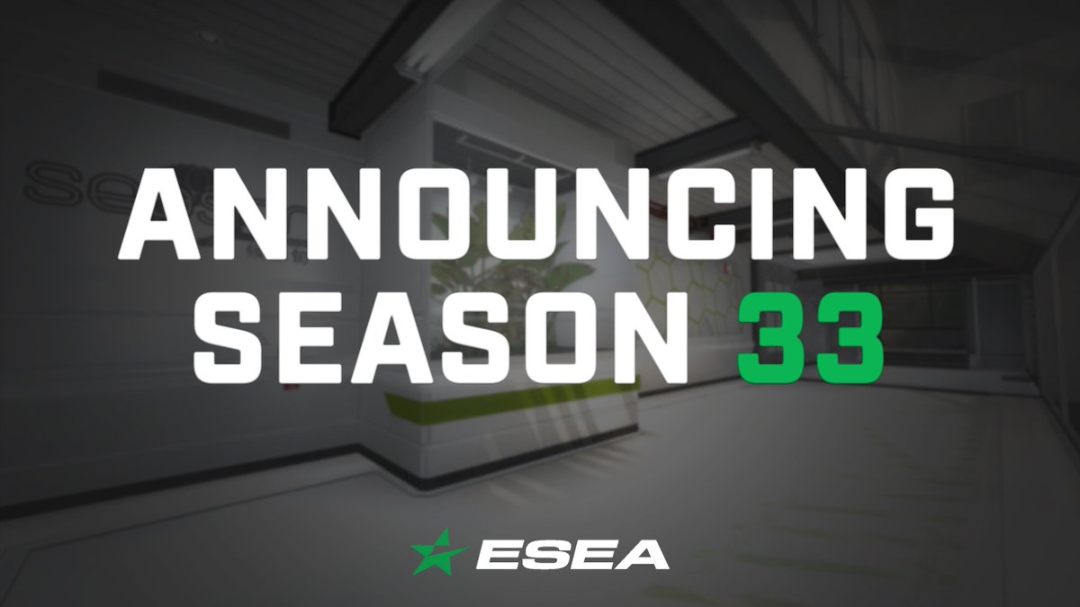 #ESEASeason33 - $180,000 and #MDL

We are proud to announce ESEA League Season 33 which will feature $180,000 in prizes and the MDL will qualify teams to the ESL Pro League once again this season.

Read More: play.esea.net/news/15503