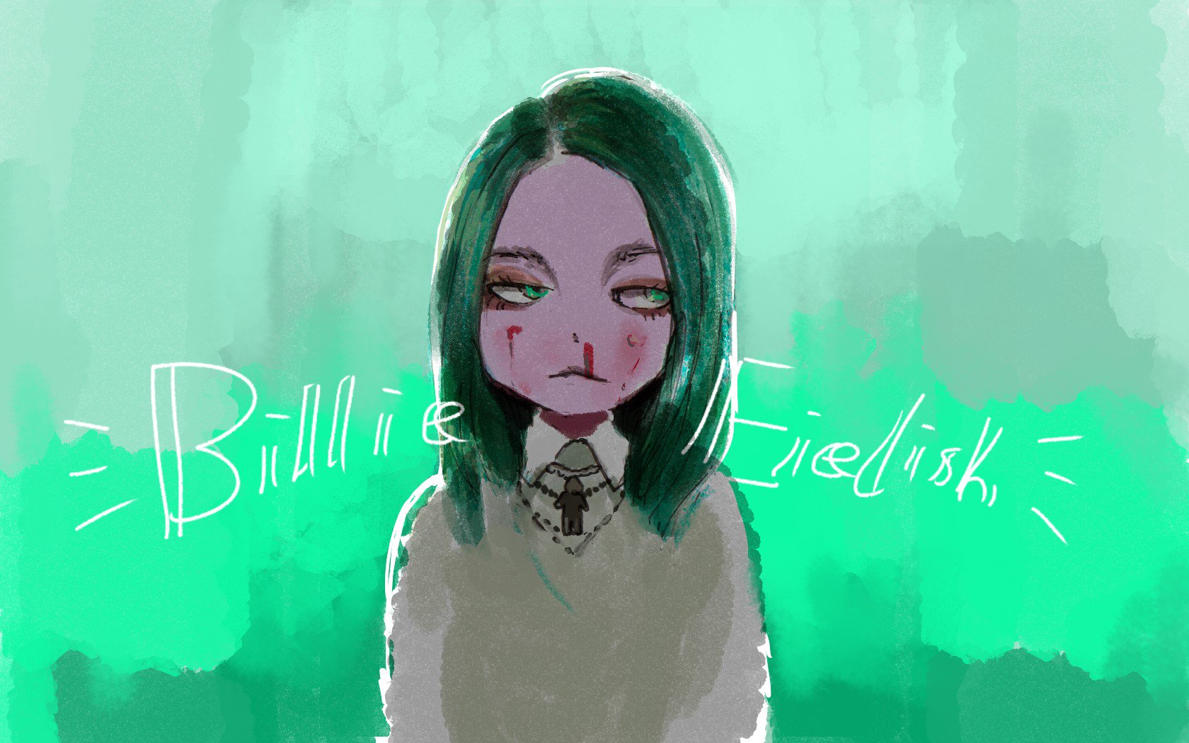 تويتر Jasmine على تويتر ビリー アイリッシュ T Co 0wtppuudb5 イラスト Billieeilish 綴り間違いごめんなさい T Co Dgcaghikjz