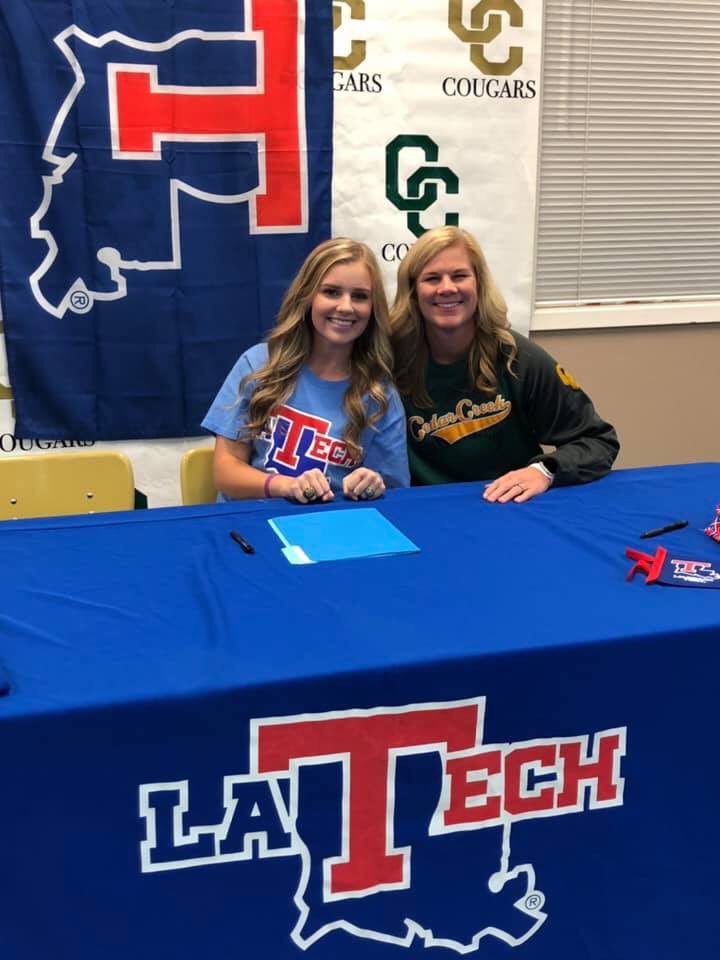 MenzinaLauren's tweet photo. so thankful for @LATechSB for this opportunity! biiiig thank you to my parents, coaches, friends, and everyone who has supported me on the journey!! commit —> signee 🥳🥳 #HBTD #EverLoyalBe https://t.co/iXFzMTQT76