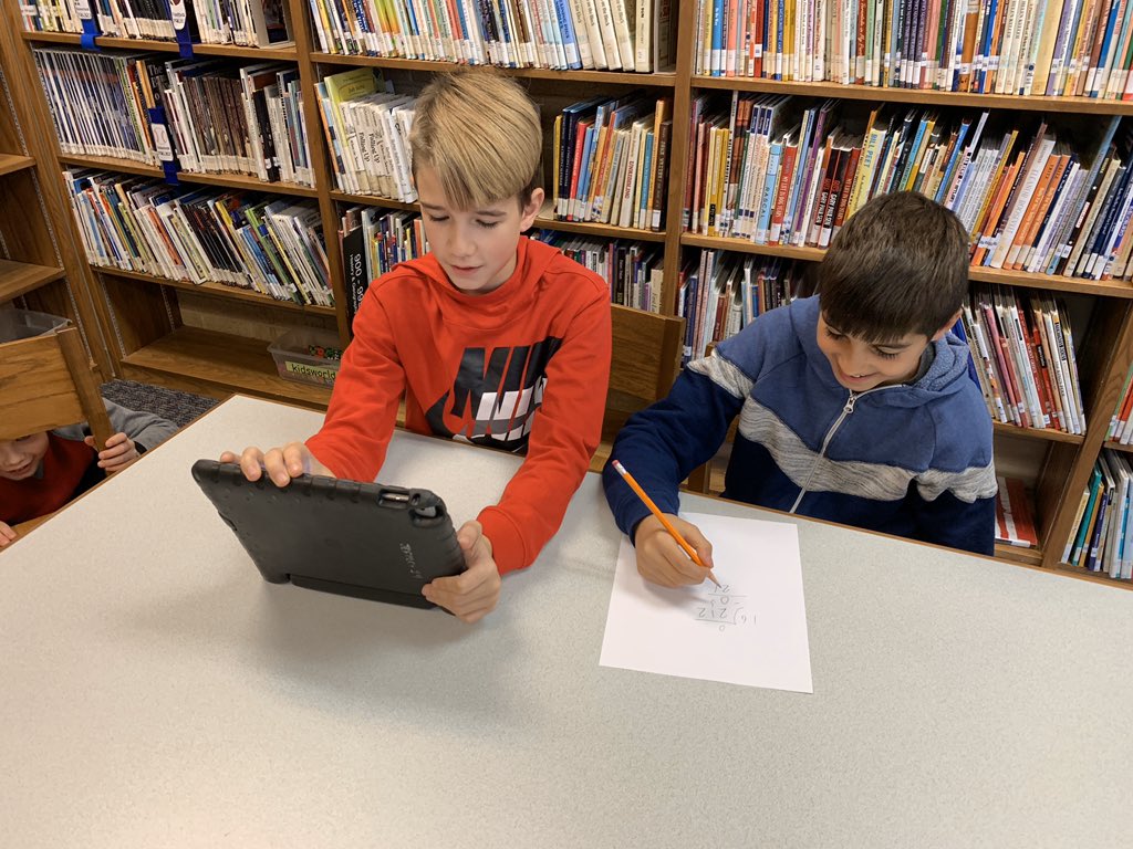 MsInnov8or's tweet photo. Creating long division raps using @flocabulary Canโt wait to get the beat going and hear these great rhymes! #SDJSTEM #MusicinLearning @SDJanesville @LearningAtJES https://t.co/WExl2ioKMx