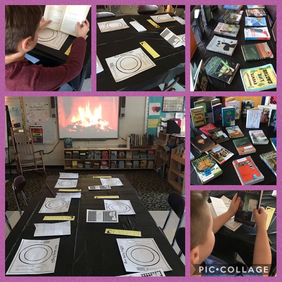 FitzgeraldGr5's tweet photo. Our Book Tasting was so much fun today!! 📚 ❤️ 📚 https://t.co/0PRyX2wAiI