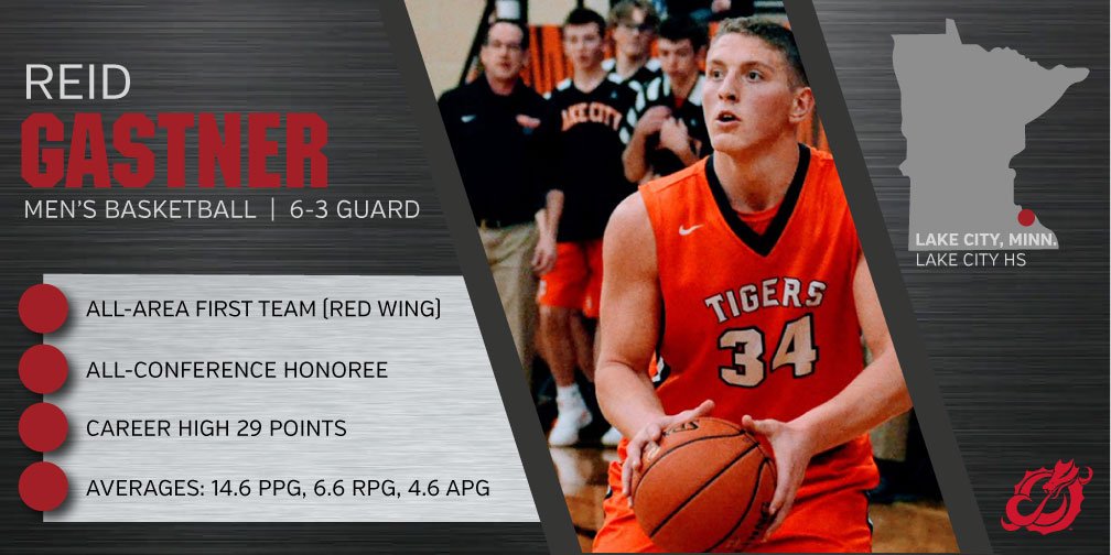 MSUMDragons's tweet image. 🐉🏀@MSUM_MBB is #FiredUp to welcome @ReidGastner from @lakecitybb to the Dragon Family!