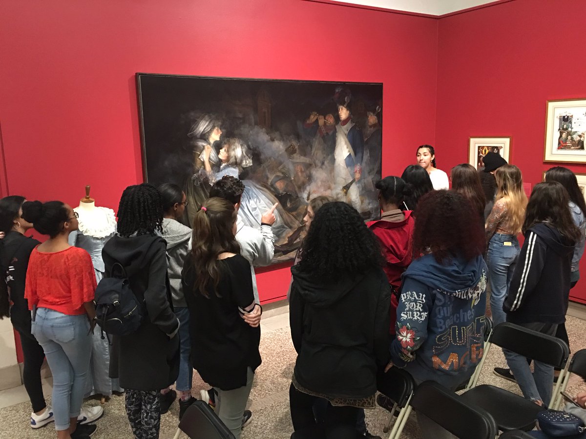 Students from Ms. Norris’ Drawing &amp; Painting I &amp; II classes at Hills East went to the <a href="/HuntingtonArts/">HuntingtonArts</a> to view their annual show, Nightmare on Main Street. They continued to the <a href="/HeckscherMuseum/">Heckscher Museum</a> where they viewed 3 exhibitions on fine art illustration, painting &amp; drawing. #HHHCSD