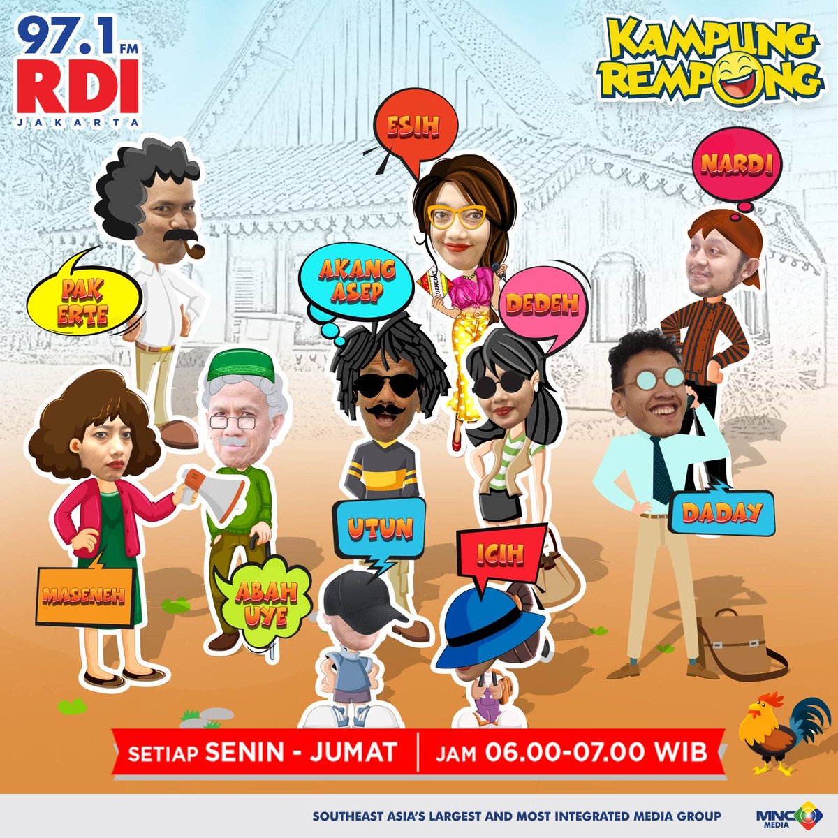 rdi971's tweet photo. Hai hai!

Yang udah bangun mana suaranya????

Yang udh nyalain radio daritadi buat dengerin #KampungRempong juga mana suaranya??

Yuk ah kita mulai cerita hari ini yg berjudul "Audisi Penyanyi". https://t.co/I9rPxKx73p