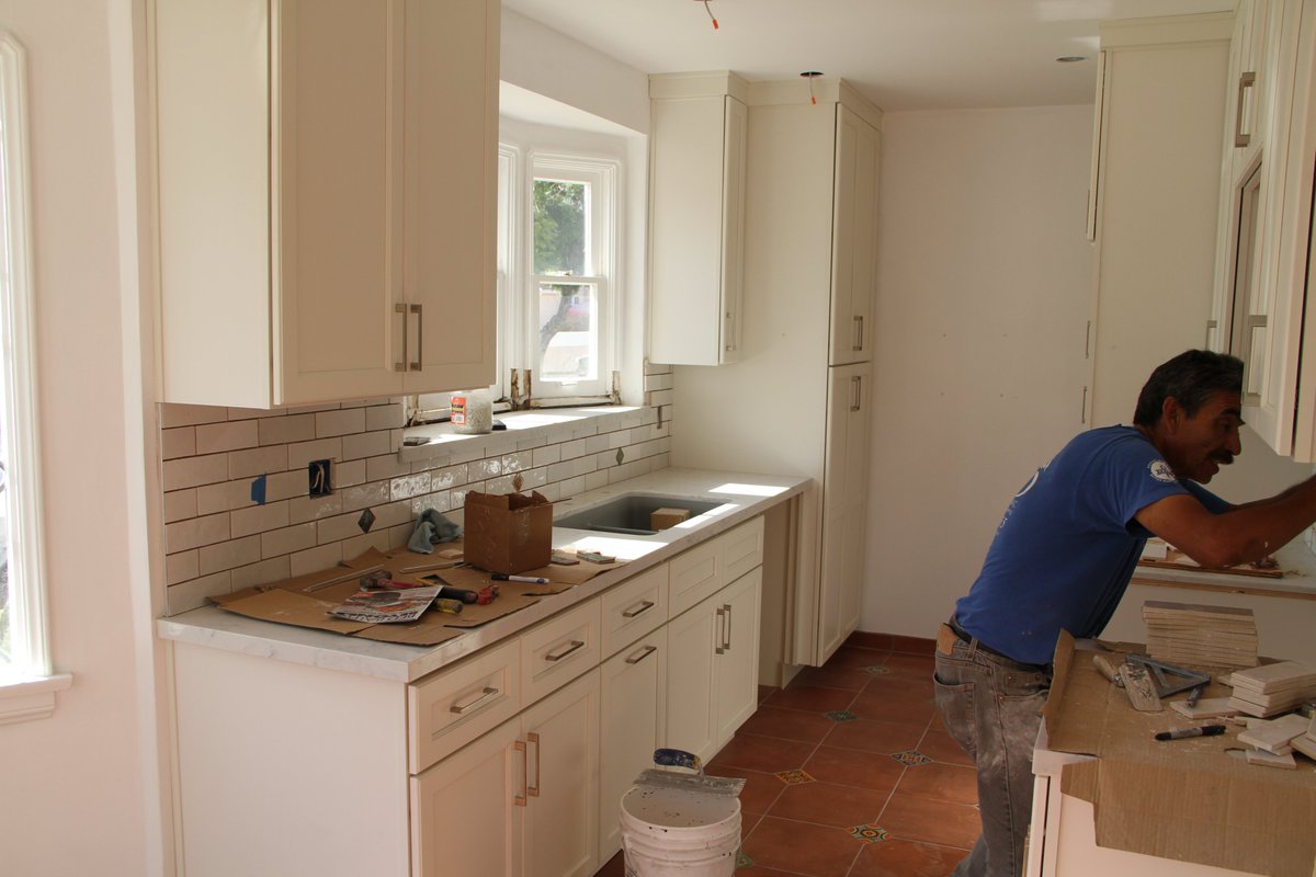 RemodelingA's tweet photo. A few more progress pictures of the #kitchen in #LosAngeles! What do you think? https://t.co/Rpmao8hl03