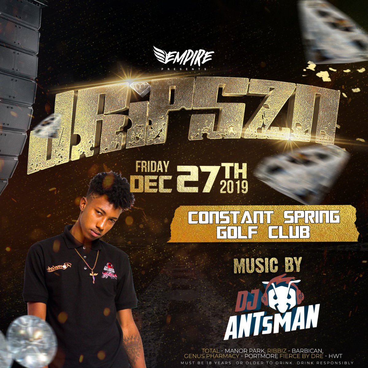 Empireentja's tweet photo. We are so ready for @DjAntsman__ to come and mash up di place on December 27th ! #dripsznja https://t.co/AbPuD4HXtI
