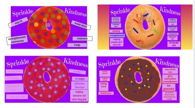 MrsK_Fay's tweet photo. For #WorldKindnessDay2019 my students brainstormed ways they can Sprinkle Kindness using @Seesaw! #SeesawAmbassador #wearegreenbrier #schoolofkindness https://t.co/WvLFov29Gw