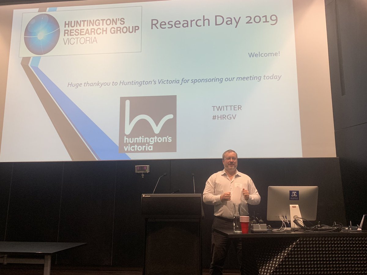 DrAnitaGoh's tweet photo. It’s all happening today (Thursday)- the #HRGV research day at the Melbourne Brain centre. If you’re interested or in the #Huntingtonsdisease area, come and hear all about the cutting edge research in #HD from us! https://t.co/YQ8JBJ1YRn