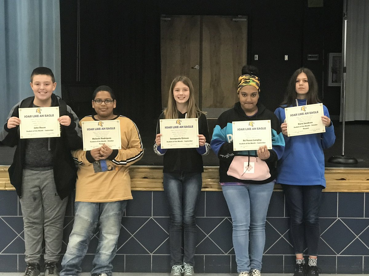 Celebrating our students of the month for September and October.  These students displayed the character trait for respectful behavior.  Way to SOAR WHMS Eagles!!  #SOARWHMS