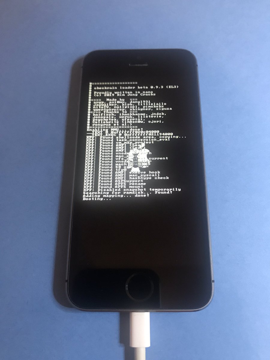 #checkra1n Having fun with my old 5s and 6 on the new <a href="/checkra1n/">checkra1n</a> 0.9.3 Beta. Such an amazing thing to have. Many thanks to <a href="/axi0mX/">axi0mX</a> for CheckM8, and the entire team for all your work with Checkra1n. This is truly an Epic moment, keep up the great work🤘