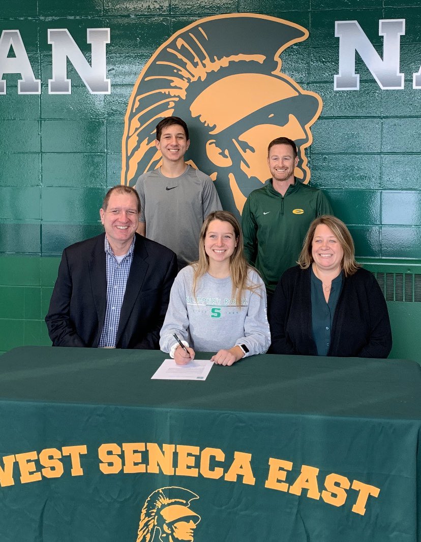 EmpressWLax's tweet photo. Congrats to Grace Garbatowicz on Signing her letter of intent to Play Division II lacrosse at SLIPPERY ROCK UNIVERSITY.  @SRUwlax https://t.co/R8SXcAwEnN
