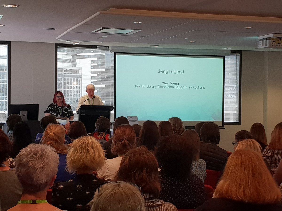 Kimleylib's tweet image. Thanks @ALIALibTech for arranging Wes Youngs appearance at #LibTech19