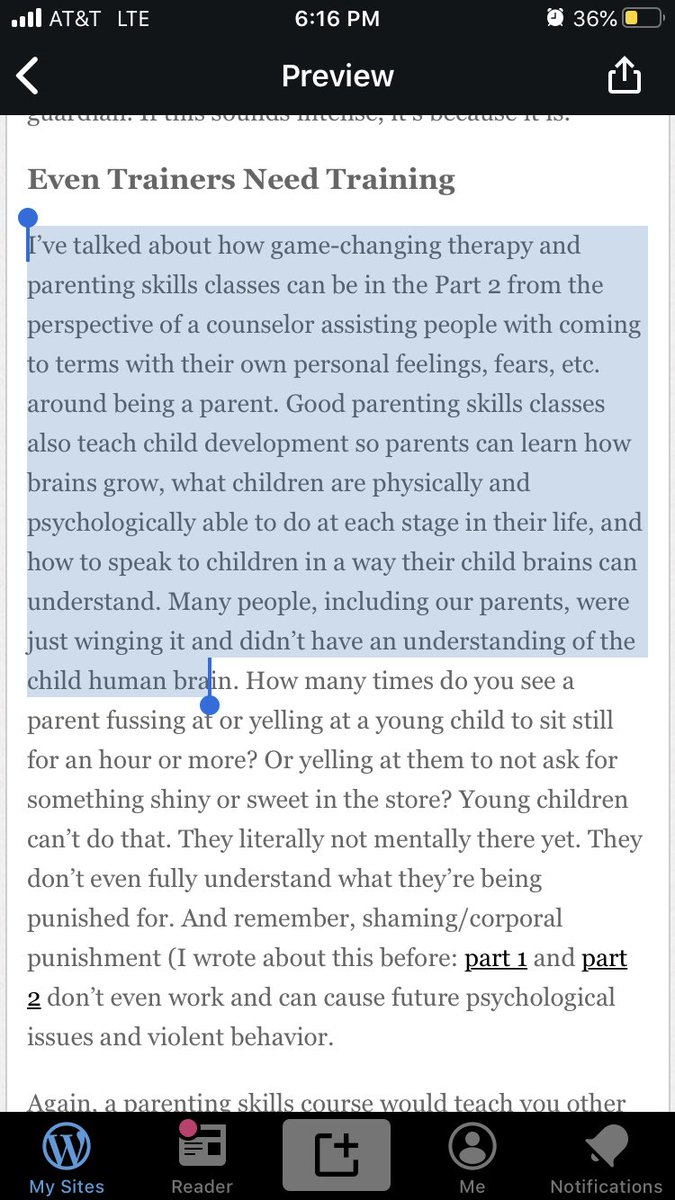 Parenting isnt a right. It’s a FT job. You are training a human on how to be a healthy adult & community member. Not everyone is a match for that job & that’s ok. White supremacy/capitalism spins the lie that EVERYONE needs to have kids to be a real adult w/ a satisfying life