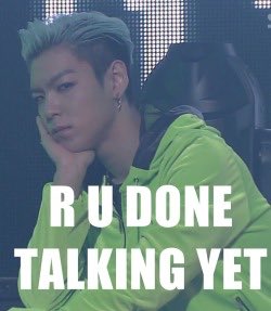A thread of BIGBANG being memes: