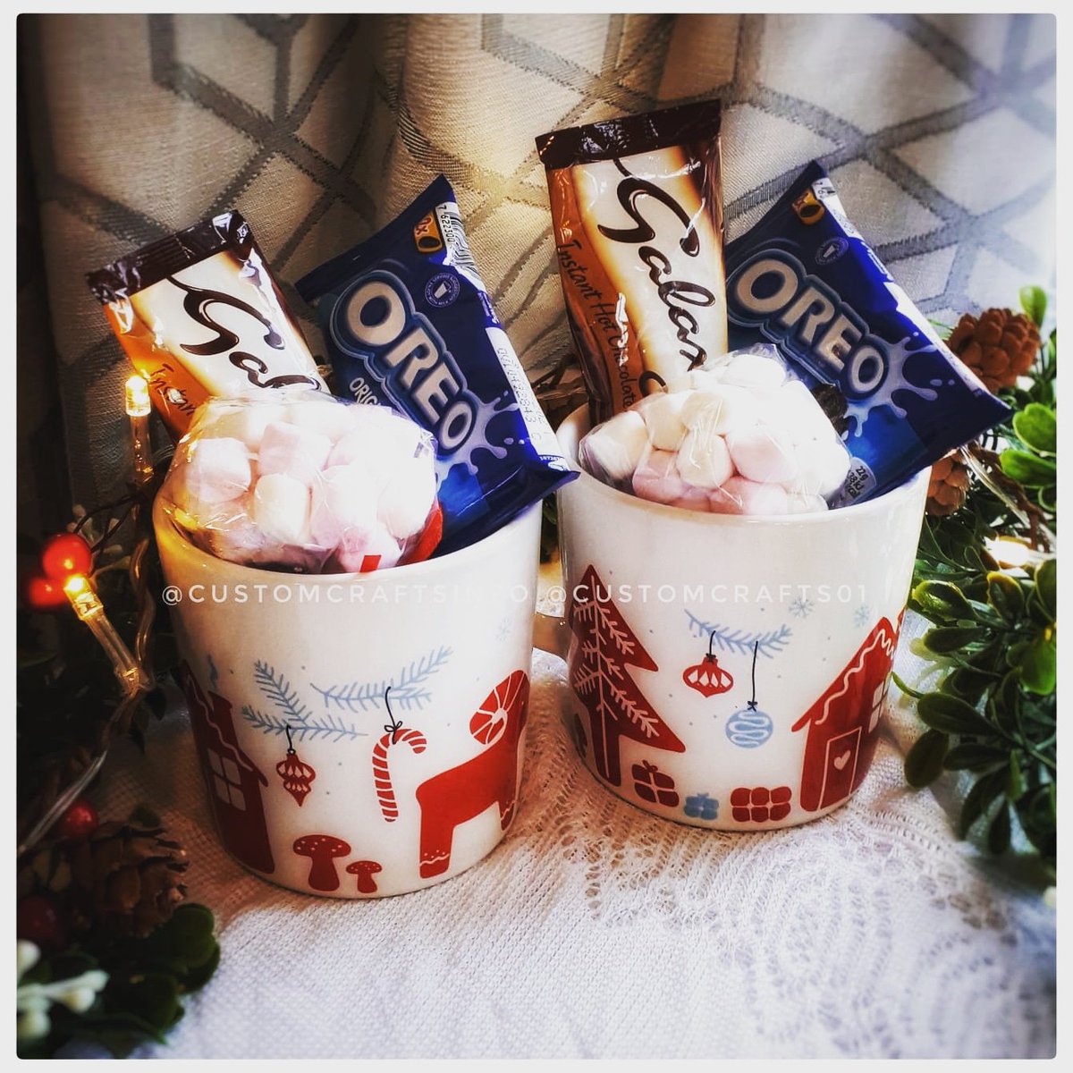 CustomCrafts01's tweet photo. Warm up on those cold winter nights with a #hotchocolate in a Christmas mug complete with #OREO cookies &amp; #marshmallows. Perfect as a stocking filler or a gift for teacher.
€5.95 each or two for €10.95

#christmas #personalisedgifts #customcrafts01 #customcraftsinfo https://t.co/8D3r8Cmthy