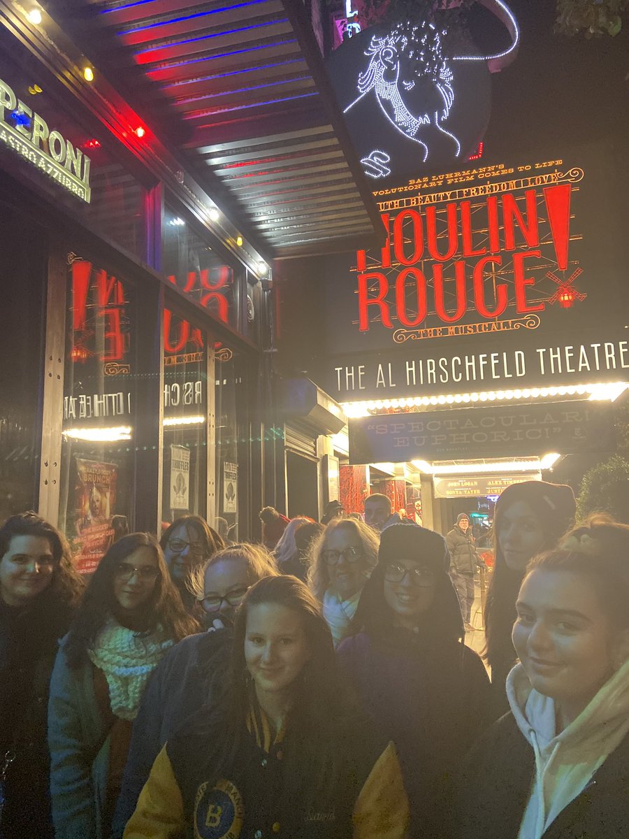 MrPetrotta's tweet photo. Taking my students to Moulin Rouge on Broadway tonight! Excited for them to see the show as well as the theatre that I performed in back in 2008. ❤️ https://t.co/ZTXBXgkbvG