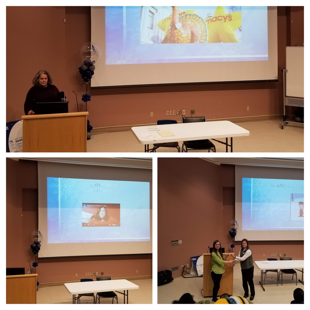 SWTCCPTK's tweet photo. #UpsilonDelta meeting on Nov 12, was led by V.P. of Scholarship Dana Warwick. Special guest Mr. Lexow spoke of upcoming survey opportunities for the chapter, &amp; Secretary Stephanie presented info on Scholar Snapp. The final chapter meeting will be Dec. 4 at 3pm at Macon. #PTK https://t.co/BR7zo9FDUK