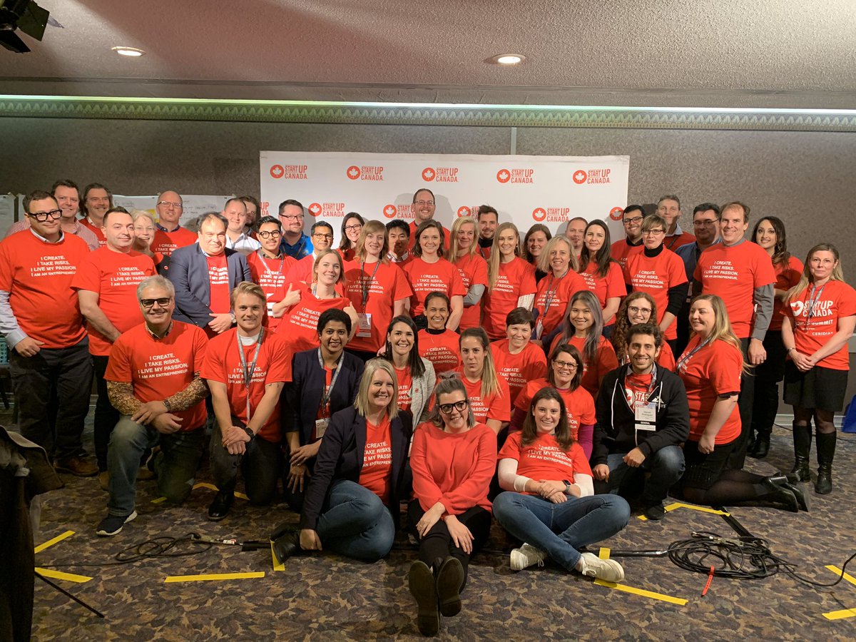 StartupYHZ's tweet photo. The whole crew at the Startup Canada Leaders Summit today in Calgary! Thanks so much for having us @Startup_Canada we learned so much from all the other local Startup chapters across Canada #StartupLeaders https://t.co/FHV10Wv1Jp
