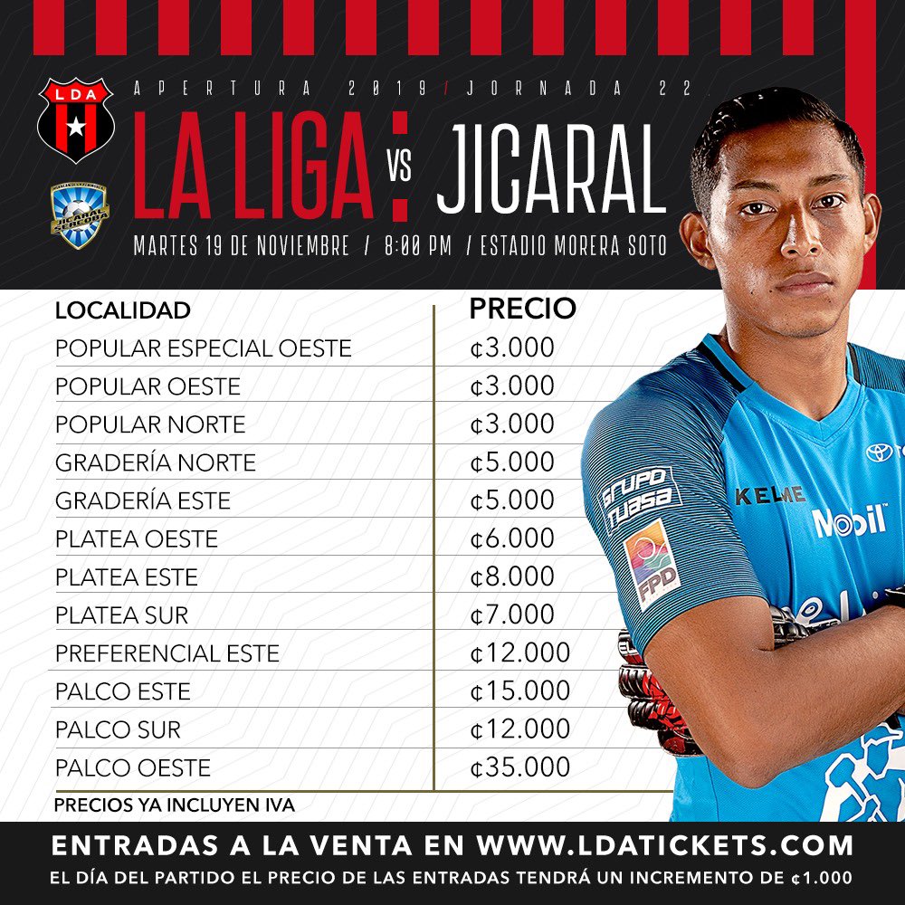 Nos vemos en la Catedral antes de iniciar las semifinales. || 🦁❤️🖤
🎟 Entradas en lda.cr/tickets/72