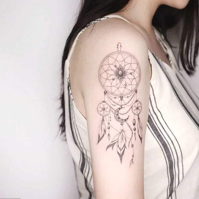 7066 Dream Catcher Tattoo Images Stock Photos  Vectors  Shutterstock