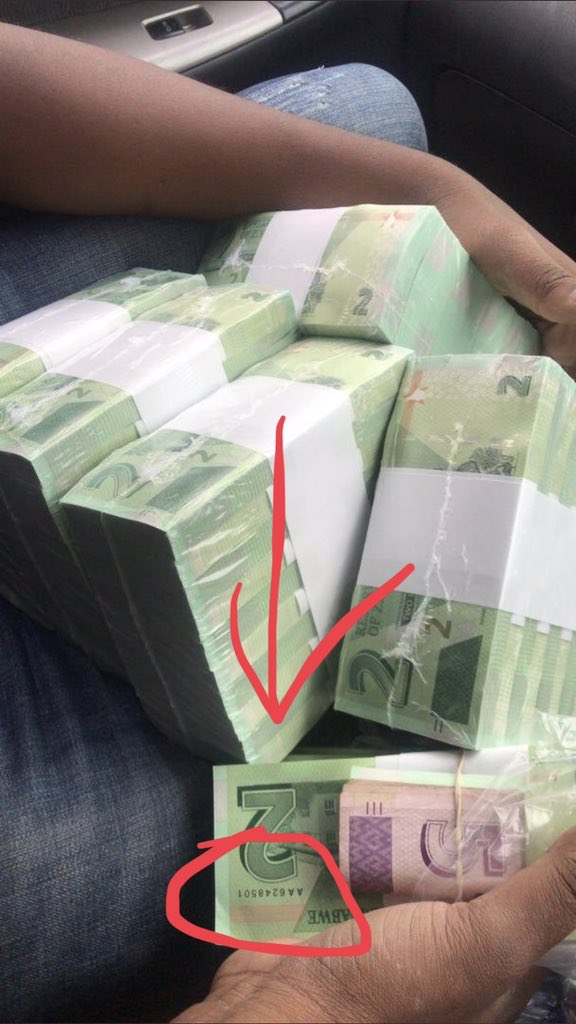bla_bidza's tweet photo. If you don’t deal with this early then we’re doomed. Some of us have invested so much effort in this. There’re serial numbers on these bundles and so its easy to investigate the source. It’s not much but it’s a culture that needs stopping @edmnangagwa, @MthuliNcube, @GGuvamatanga https://t.co/NK7PMXfHGE