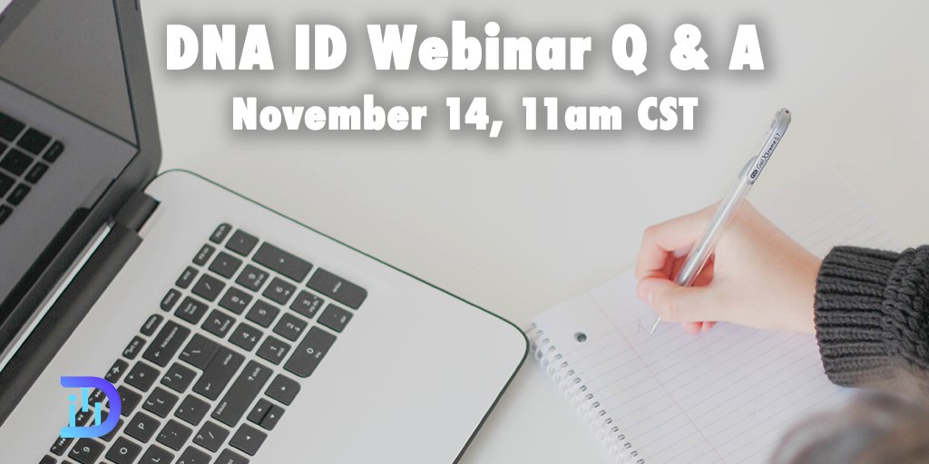 This Thursday, DNA ID will be hosting a webinar Q&amp;A to discuss their genomics research marketplace and answer your questions. Reserve your spot today: register.gotowebinar.com/register/46577…

#webinar #dna #genomics #QandA