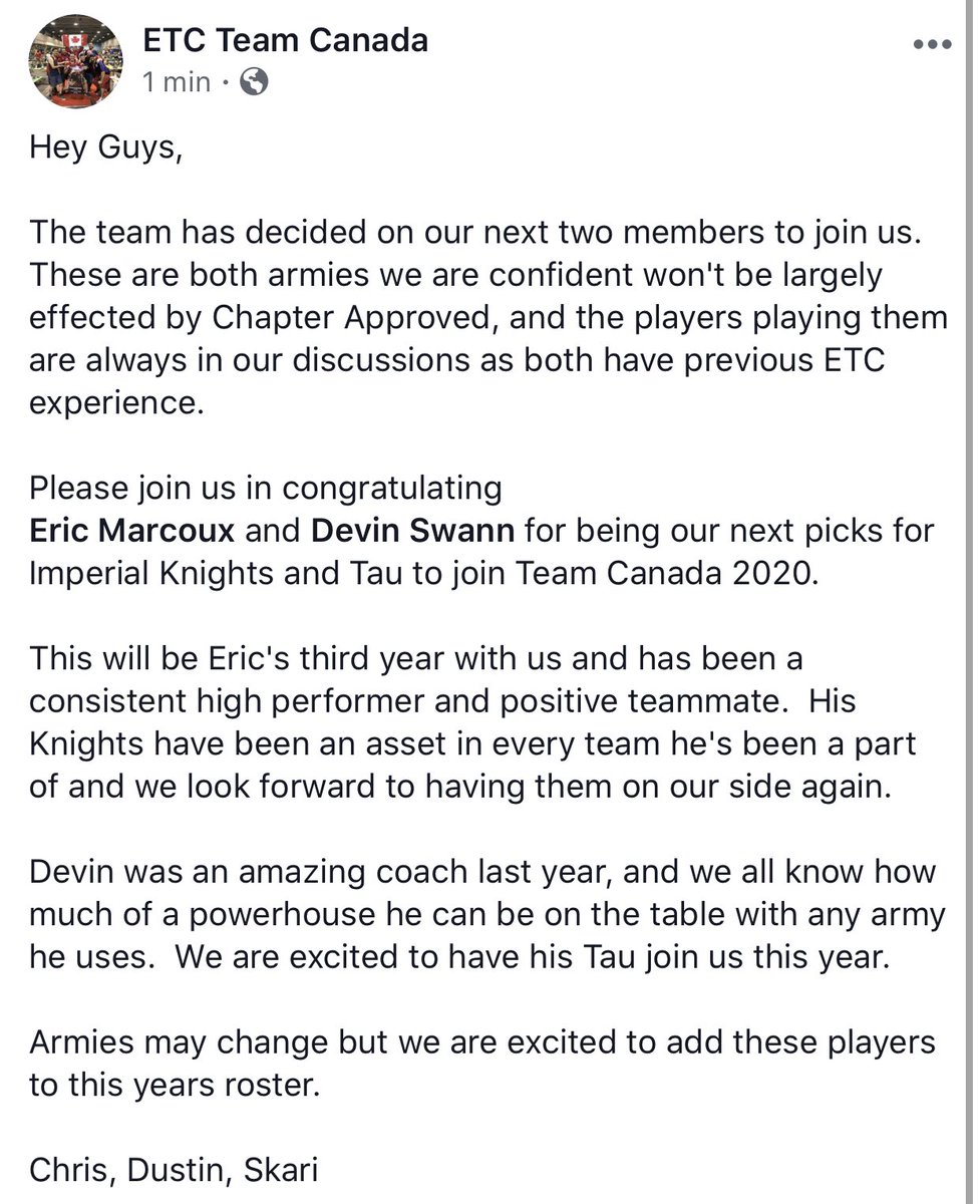 40K Canada tweet media