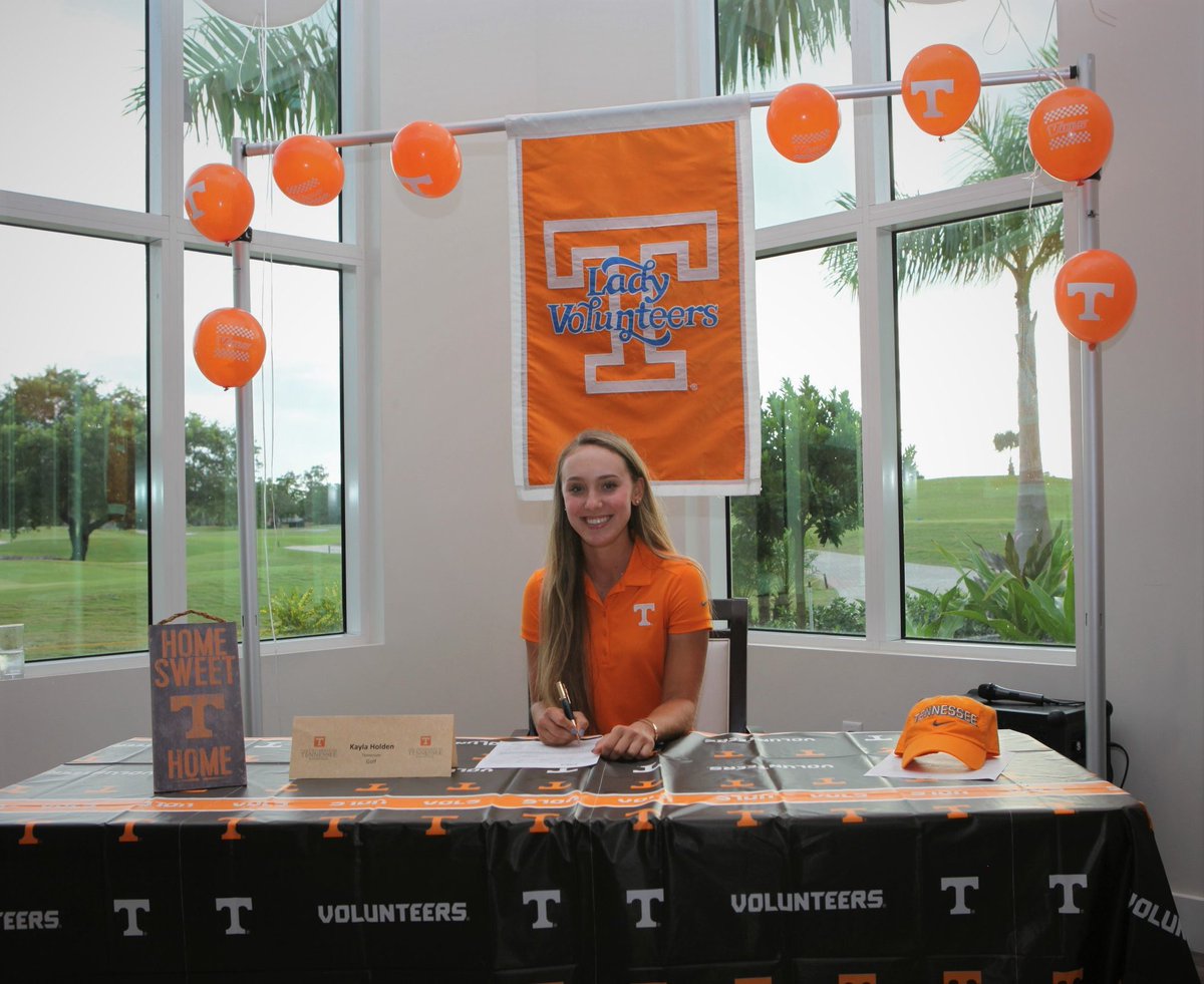 The day has finally come! I’m officially a Lady Vol! Thank you so much to everyone who has helped me and supported me along this journey, I can’t wait to be in Knoxville! Go Vols! #GBO #NSD19 🍊🧡