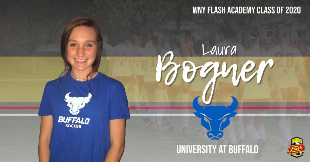 WNYFlashAcademy's tweet photo. Congratulations and good luck to Laura Bogner who will be staying local to play and further her education at University at Buffalo!  Go Bulls! 🤘

#FlashClassOf2020 #NSD19 #ChangingTheLandscape https://t.co/X9EEMpg4U9