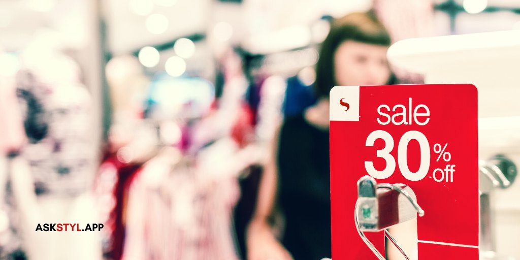 styl's tweet image. A sale sign, when used correctly and not excessively, is one of the most effective ways to drive demand, regardless of whether or not the sale price is a bargain - study by @MIT #ASKSTYL