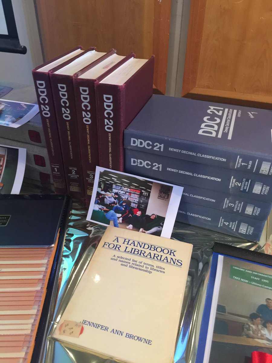 sarahslibrary's tweet image. Library Memorabilia #libtech19 #ALIA