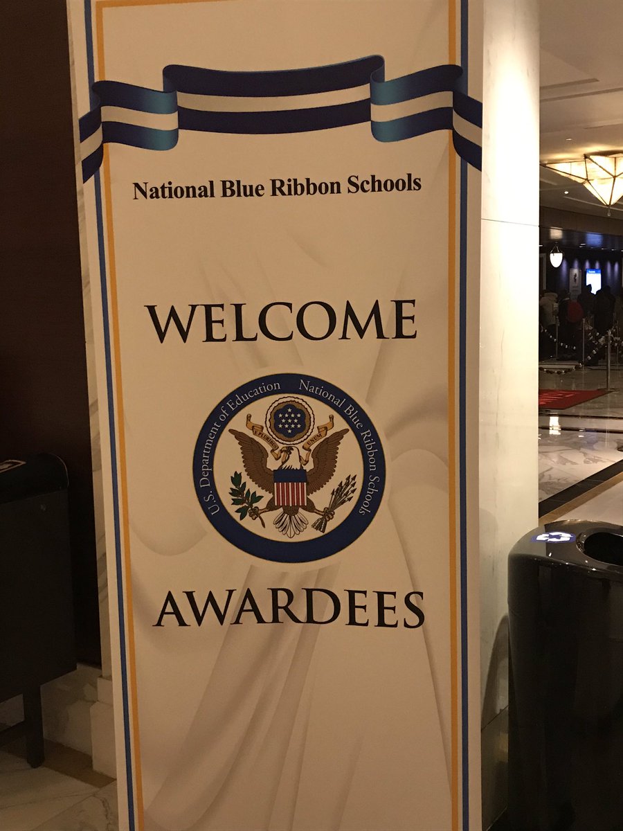 Yes indeed! Mobile, Alabama and all Eichold-Mertz InvestiGators I am here to receive and bring back OUR Blue Ribbon Award.  Please know that I am excited beyond words! #thatssomertz