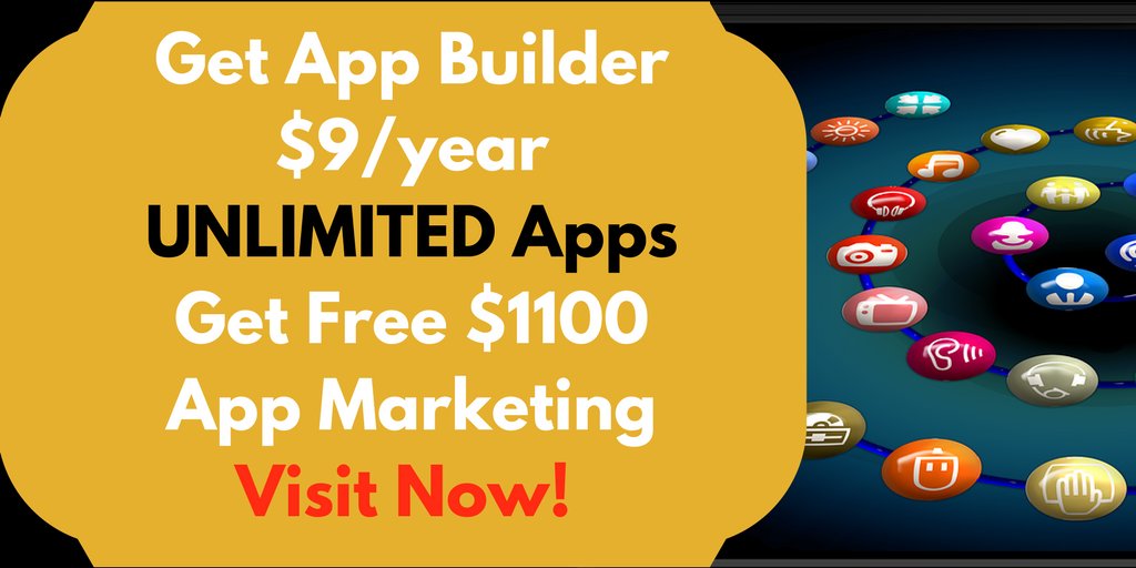 QwezmpaDanett's tweet image. #testing_tools Build UNLIMITED Apps Get App Builder $9 a year Visit Now   bit.ly/2E7KxHL