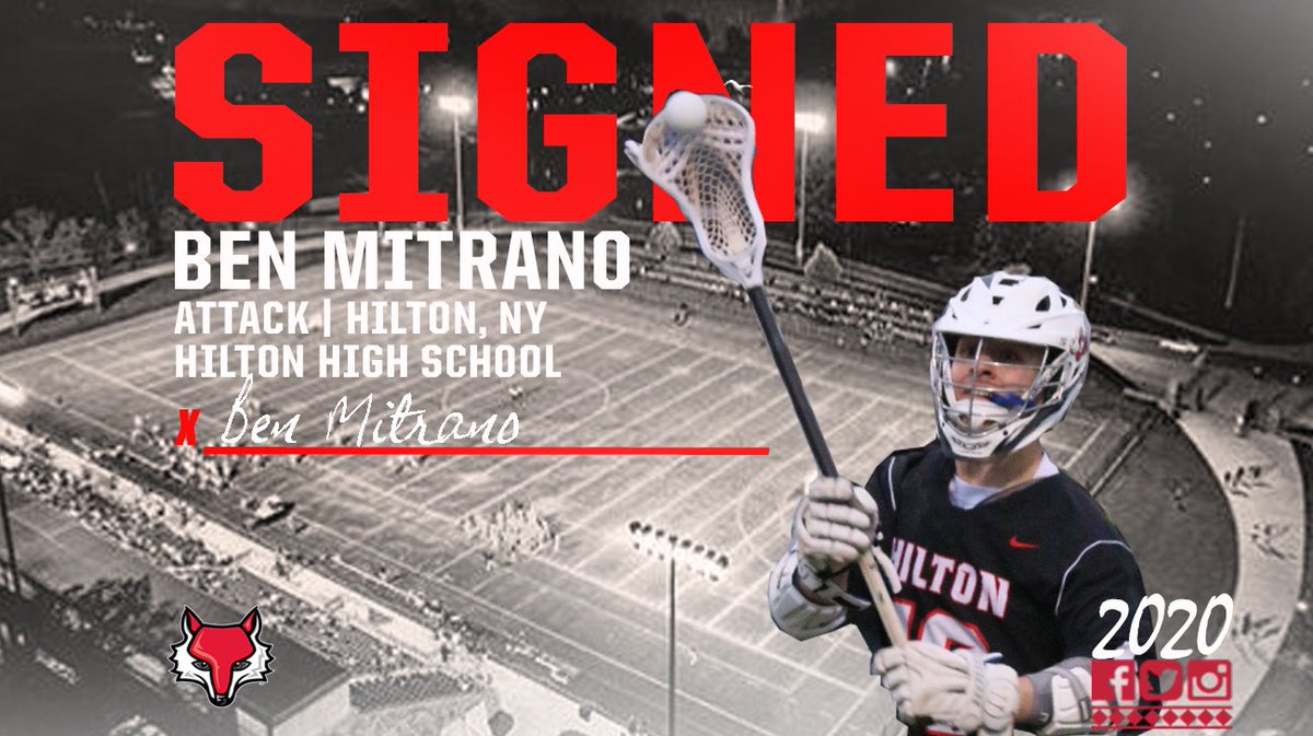 ATT Ben Mitrano guided Hilton to the Section 5 title game in ‘19 + is now a <a href="/Marist/">Marist University</a> Red Fox | Mitrano has 114 career points + was responsible for sending the game to OT in the county semi final when he scored with 2:24 left to help lead Hilton to an upset win over Pittsford #FAM