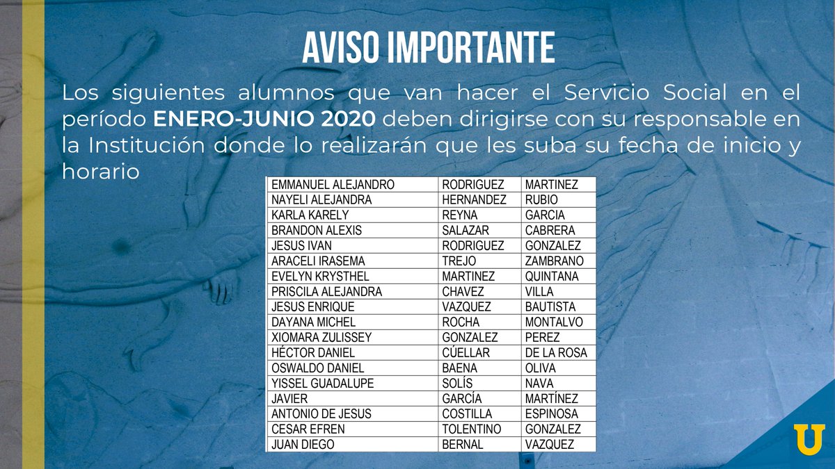 EIPTPL's tweet photo. ⚠️ AVISO IMPORTANTE ⚠️
Dirigido a alumnos que realizarán su Servicio Social en el próximo periodo. (1/2)
#SomosUni #SomosPabloLivas #EIPTPL https://t.co/kGa3kNtnKH